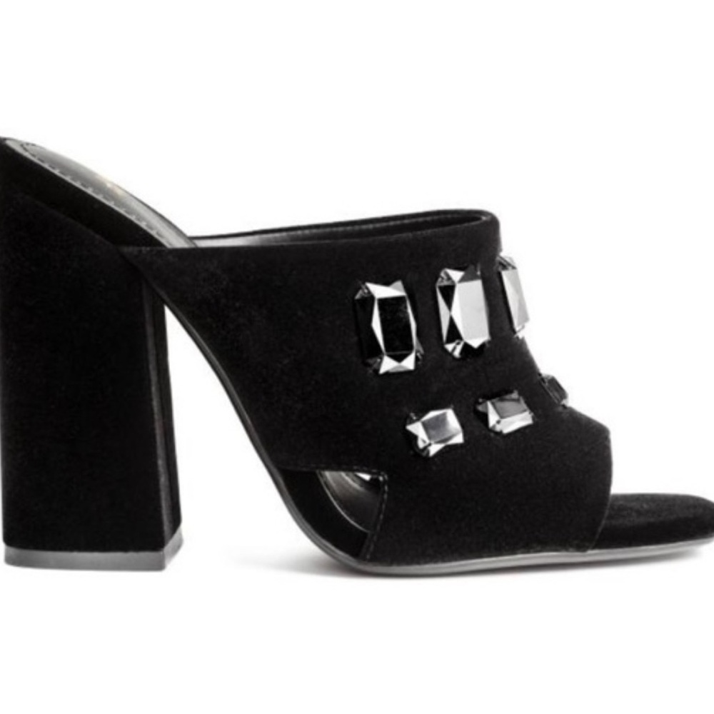 H&M black mules